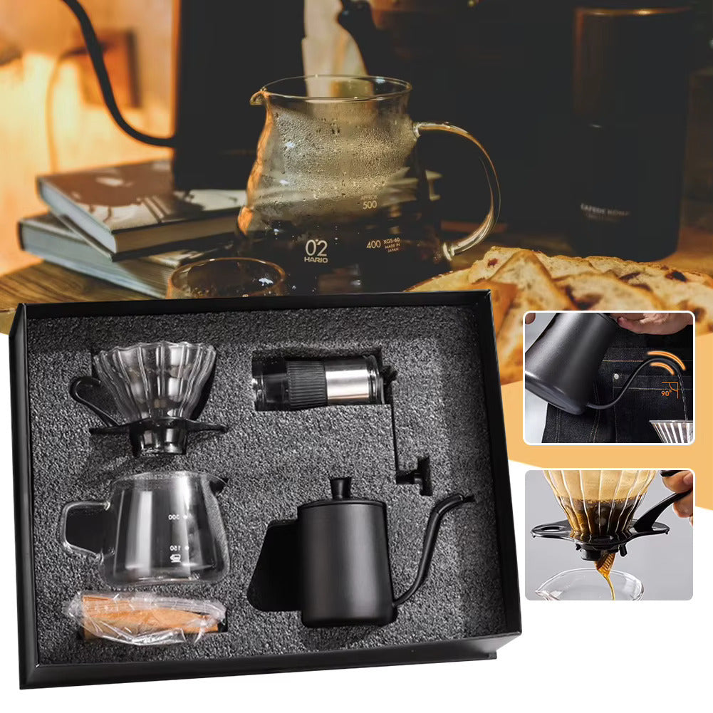 4 Piece Manual Pour Over Coffee Drip Set