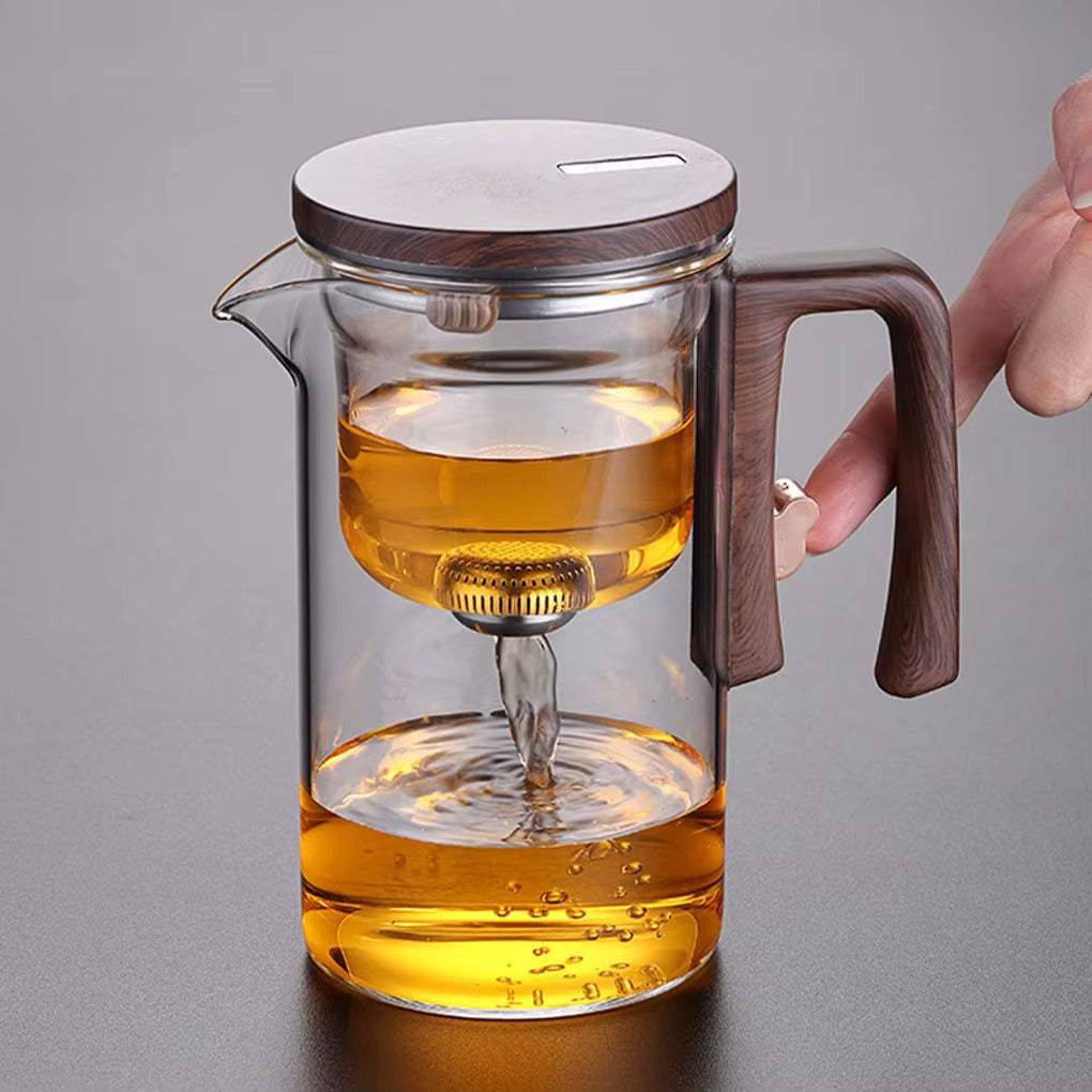 Glass tea Infuser kettle with switch